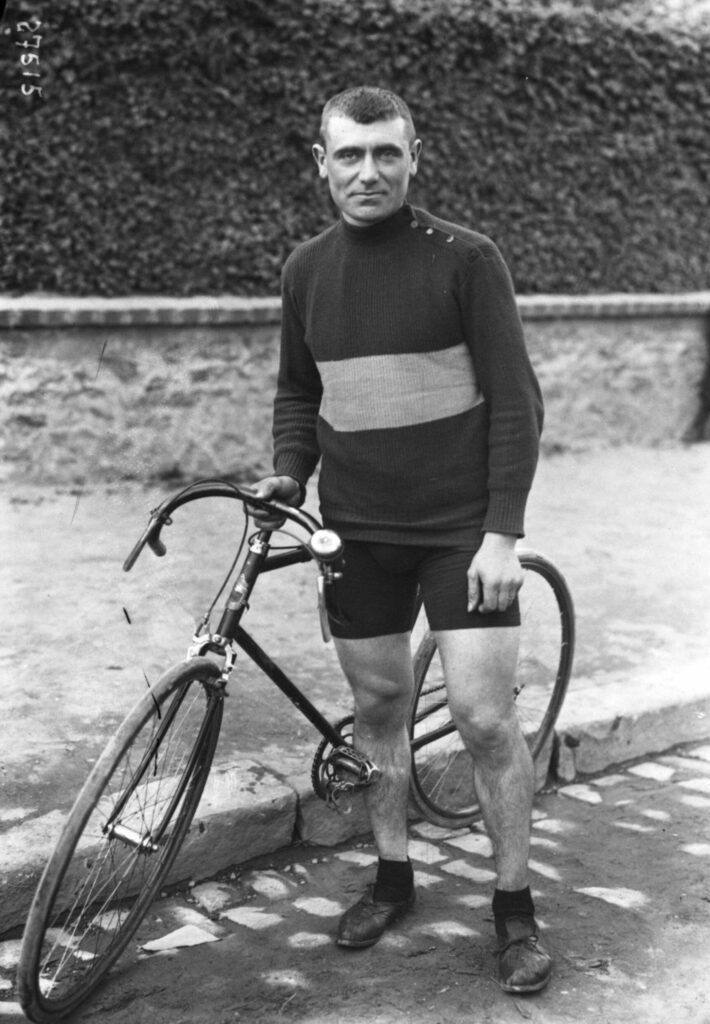 Eugène Christophe portrait du coureur cycliste avant le départ