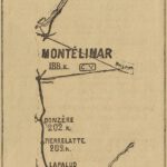L'itinéraire de la 2e étape du premier Tour de France - 1903 - Lyon à Marseille
