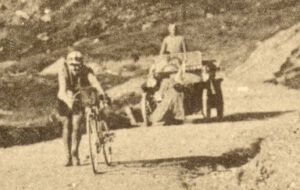 Montée du Tourmalet en Tour de France 1910 (Octave Lapize (24 octobre 1887 à Montrouge-14 juillet 1917 à Toul) est un cycliste français.)